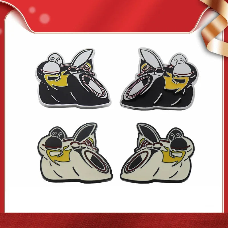 3D Bee Design Fender Sticker Pair for 6.4L Cars