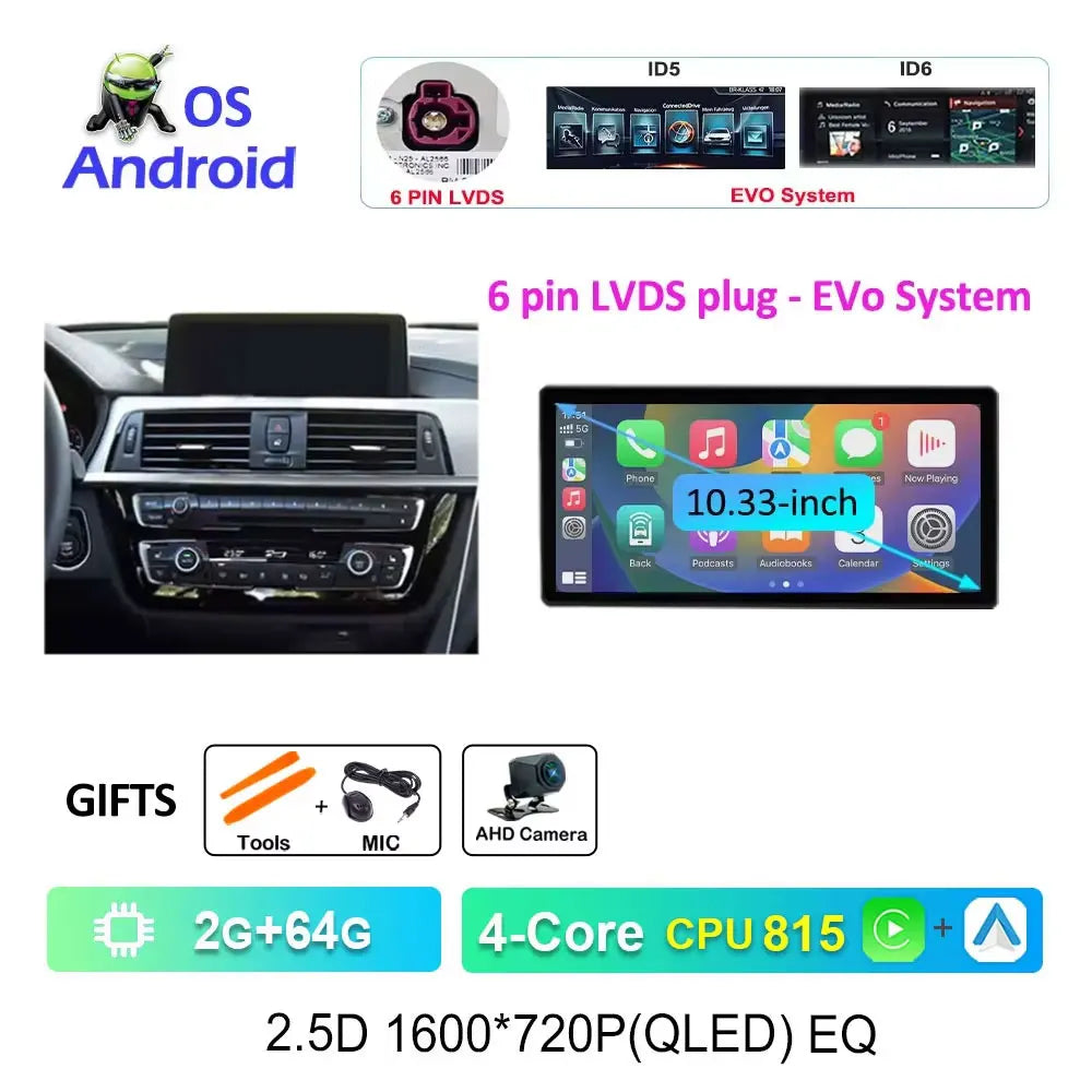 BMW 3/4 Series Android 15 Multimedia Player with CarPlay (F30-F36) - image 11