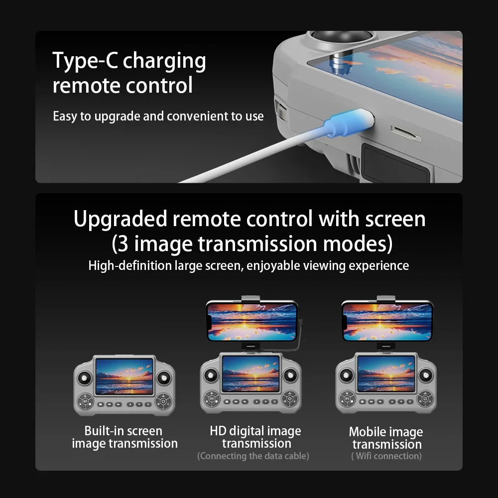 Lenovo A1R GPS Drone 4K/8K Brushless Motor FPV Foldable Quadcopter - image 27