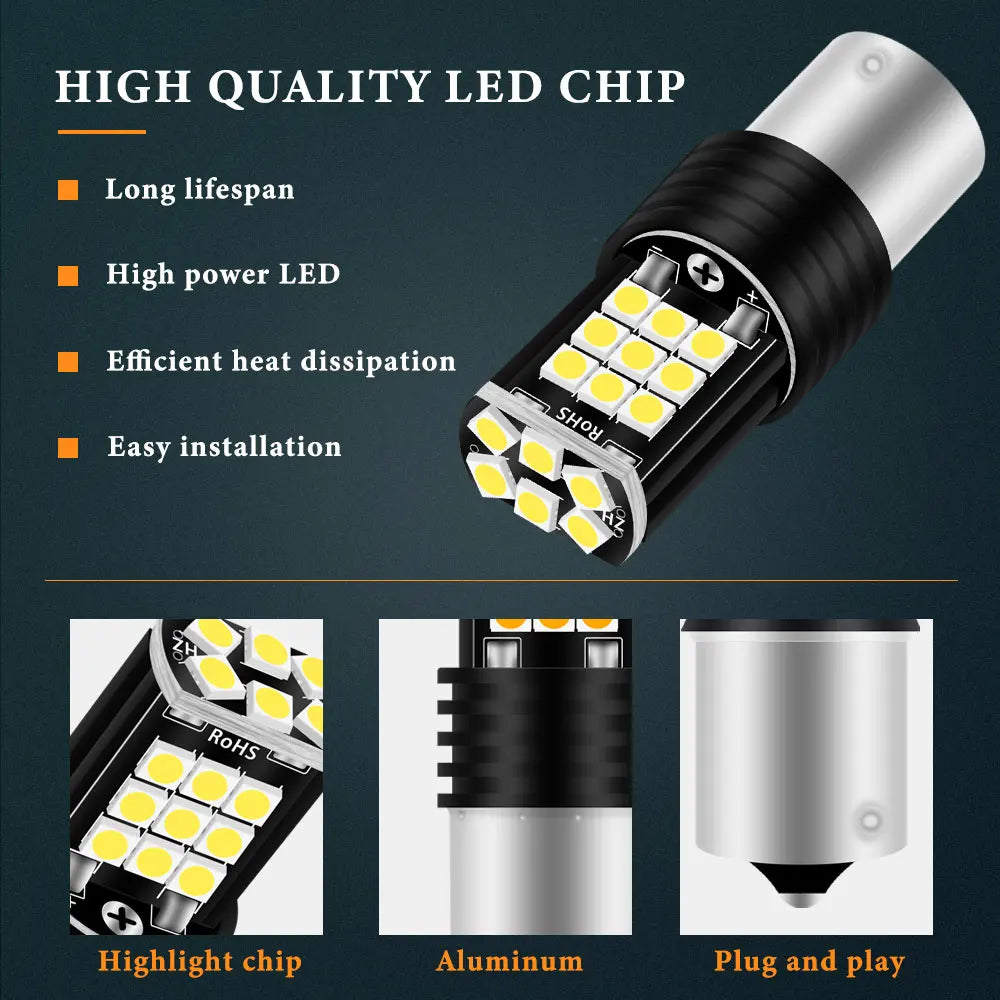 T20 7440 7443 LED Turn Signal & Brake Bulbs - Bright & Waterproof - image 8