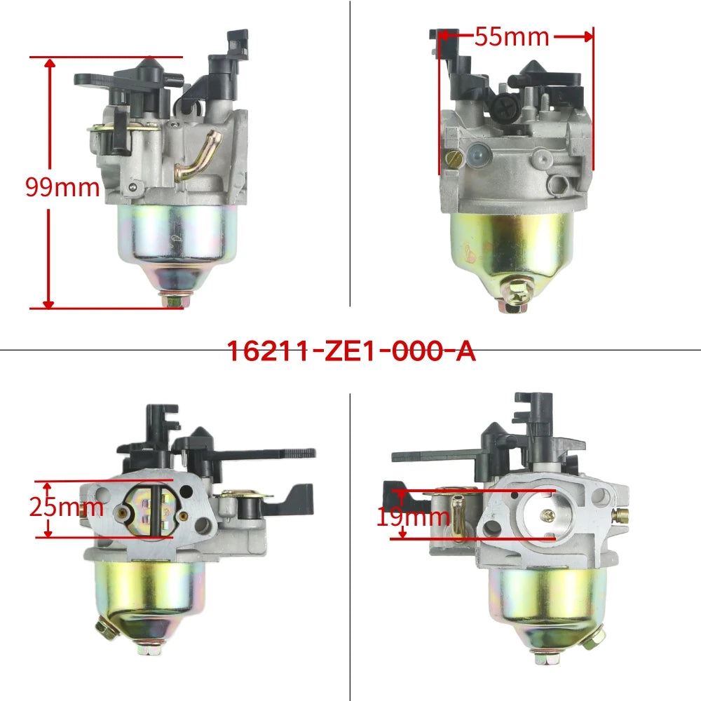 Honda Carburetor Replacement for GX160 GX120 168F 4-Stroke Engine - image 6