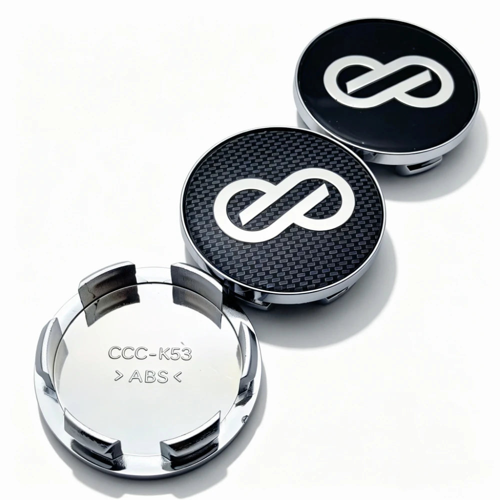 JDM ENKEI Racing Wheel Center Caps, 53mm 4-Pack - image 4