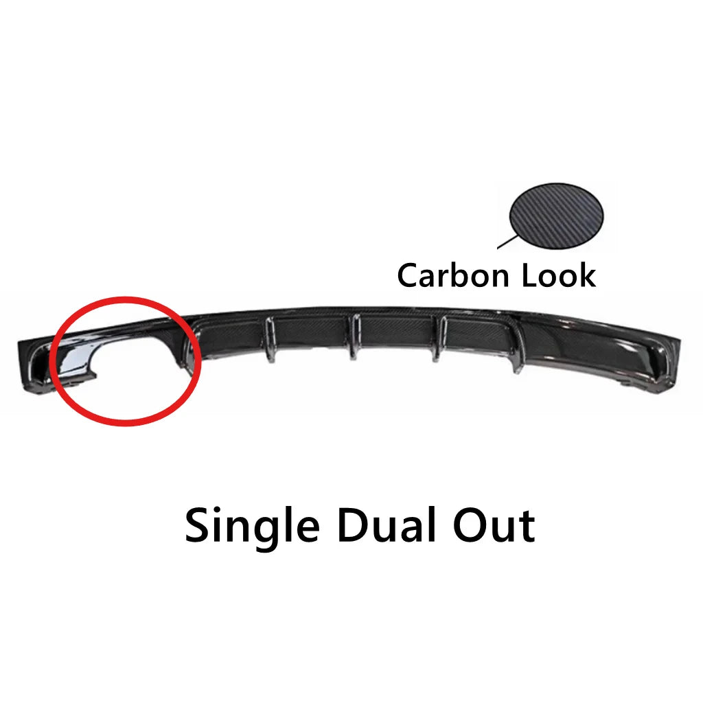 BMW 3 Series F30 F35 2013-2019 Rear Bumper Lip Diffuser - image 14