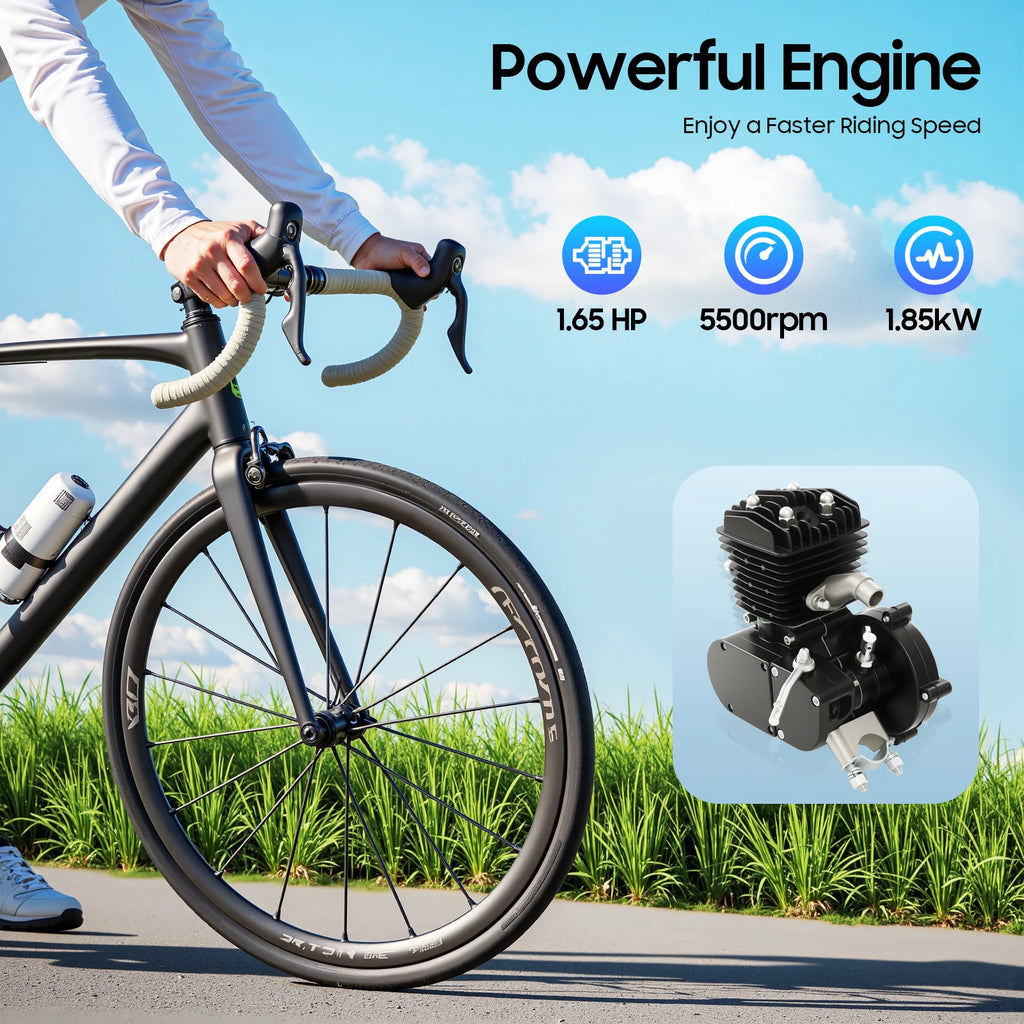 80cc 2-Stroke Bicycle Engine Kit with CDI Ignition