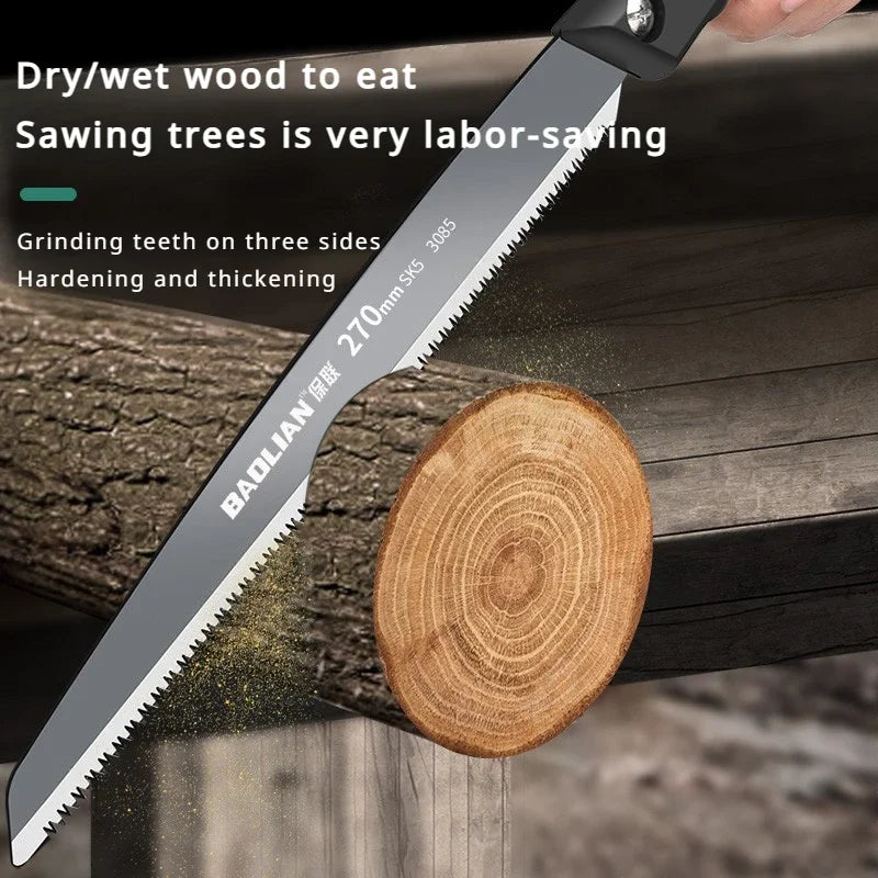Ergonomic Folding Hand Saw – Branch Trimming & Camping
