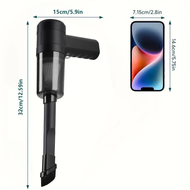 Small Mini Handheld Portable Car Vacuum Cleaner Multifunctional for Inside the Car