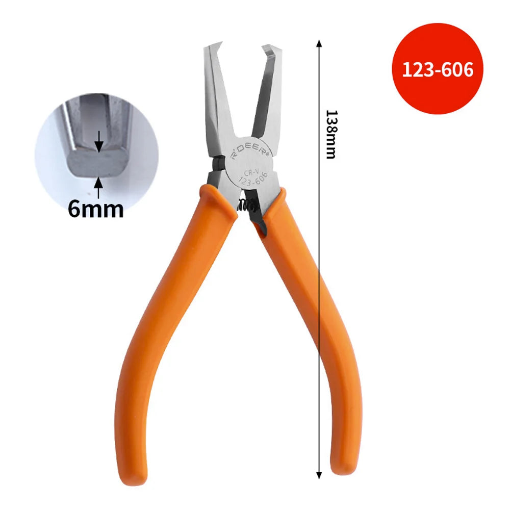 90° Flush Jaw Pliers 4/6/8/10mm CR-V Nipper for Plastic Sprue - image 7