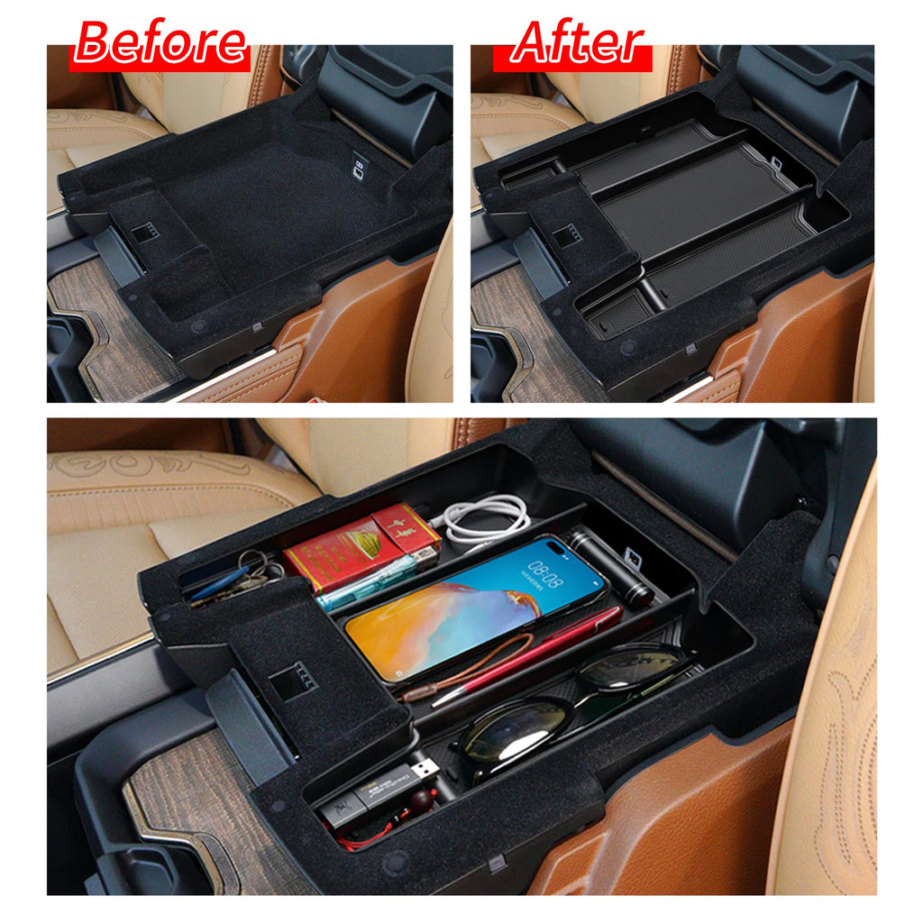 Dodge Ram 2019-2026 Center Console Armrest Storage Box Organizer - image 5