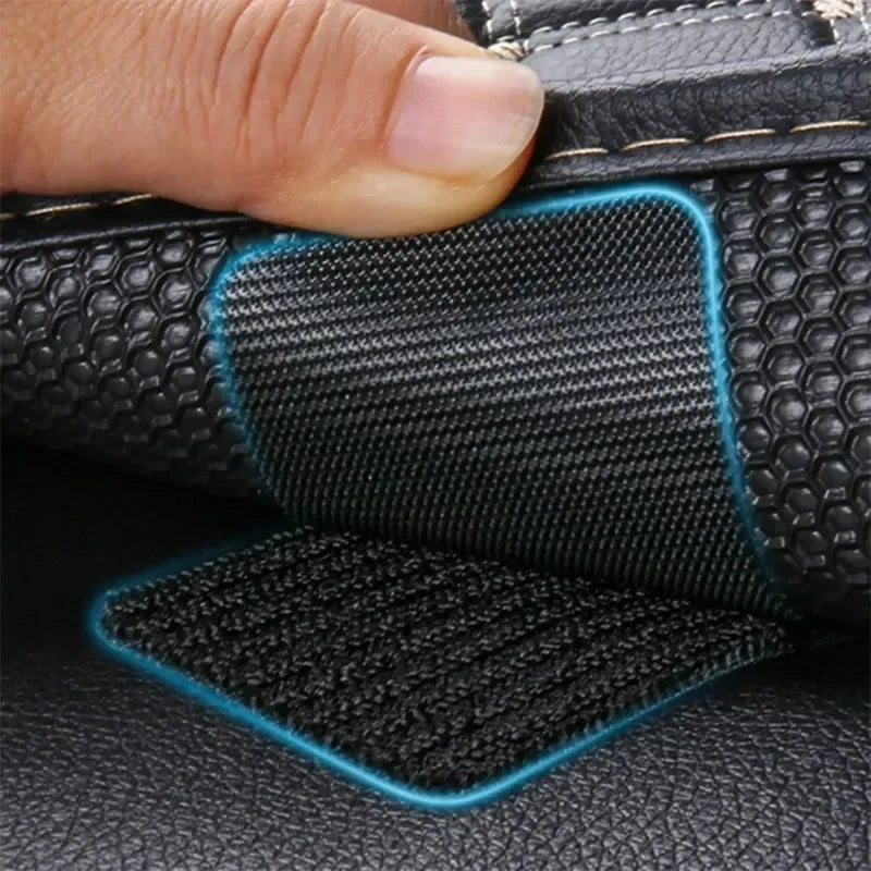 Hook-and-Loop Floor Mat Fixing Stickers, 1 to 25 Pairs
