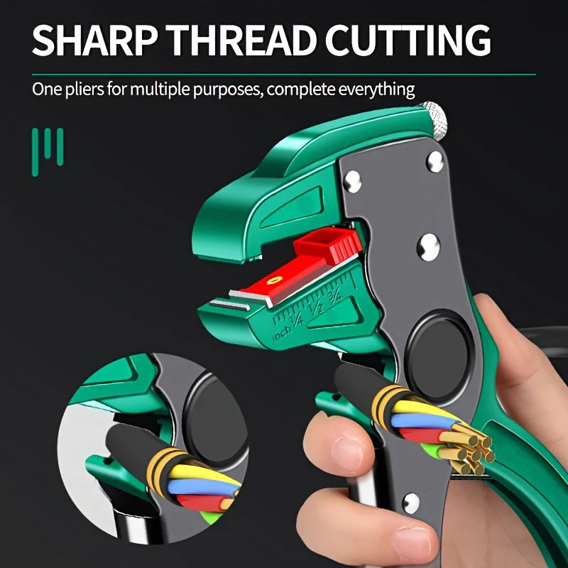 Multifunctional Duckbill Wire Stripper Automatic Wire Stripper Length Adjustable Flat Wire Cutter Wire Stripper For Electrician