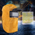 Welding Helmet Durable Good Quality Heat Resistant Breathable Welding Helmet Protection Mask with Lens Leather Welding Mask