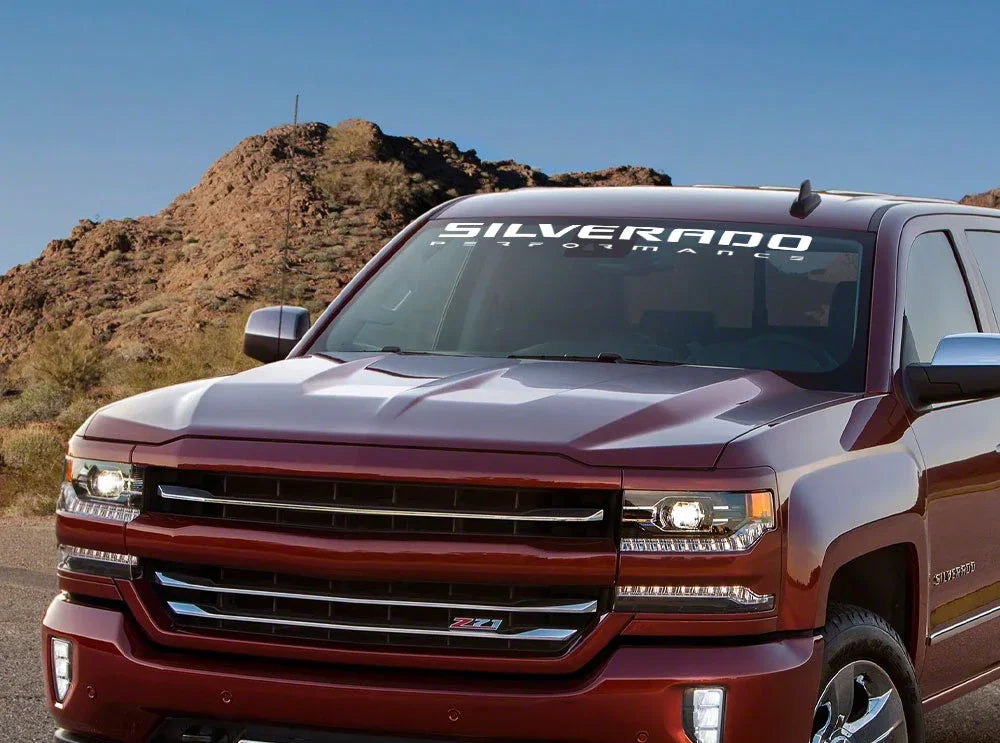 Chevrolet Silverado 1500/2500 Truck Front Windshield Vinyl Decal - image 7