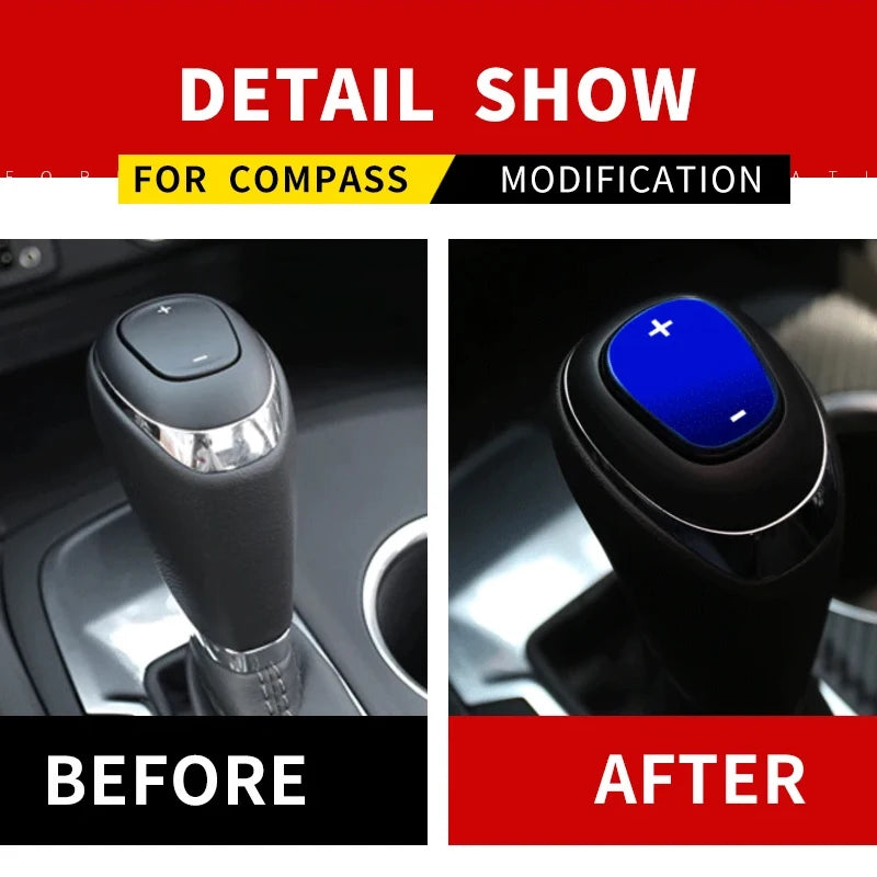 Car Gear Lever Head Cover for Chevrolet Equinox 2017 2018 2019 2020 2021 2022 2023 2024 2025 Shift Knob Accessories Auto Styling