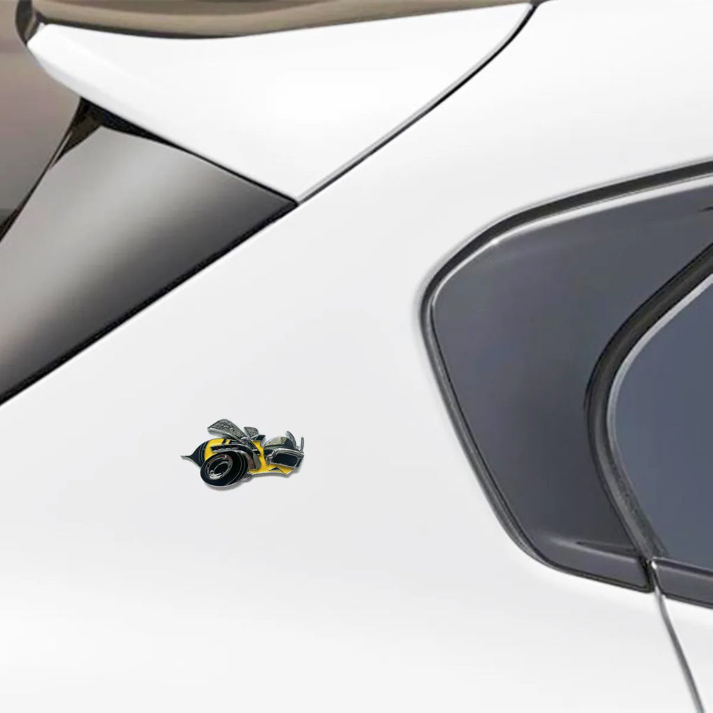 3D Bee Design Metal Fender Sticker for Car, Truck and Motorcycle