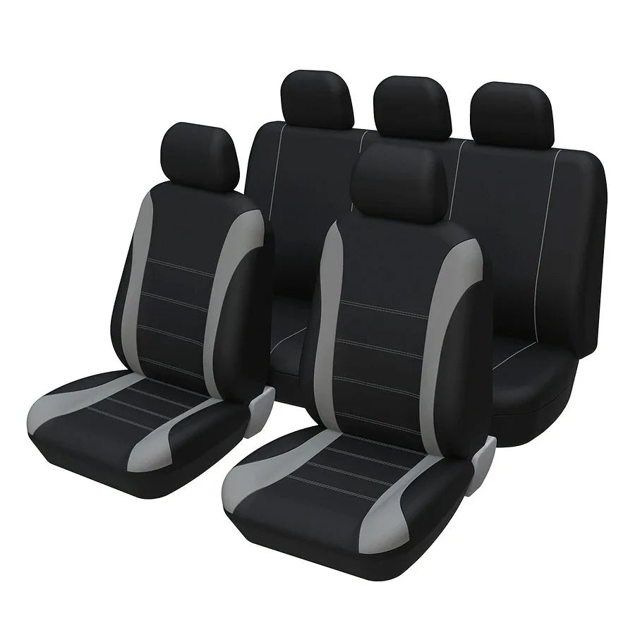 Universal Car Seat Covers Full Set, 2 or 5 Seats