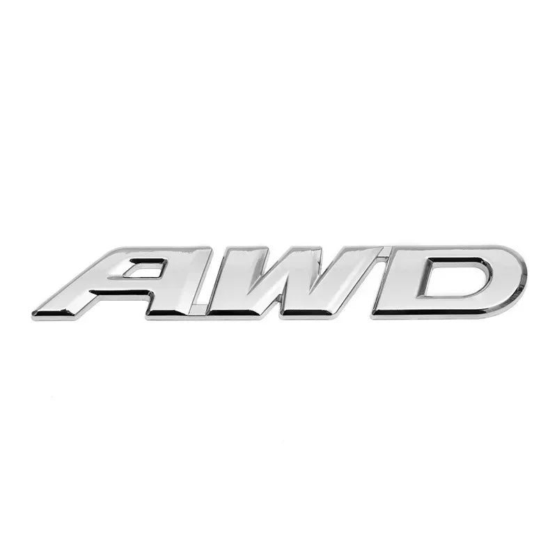 3D Metal AWD Letter Trunk and Fender Emblem Badge Sticker - view 4