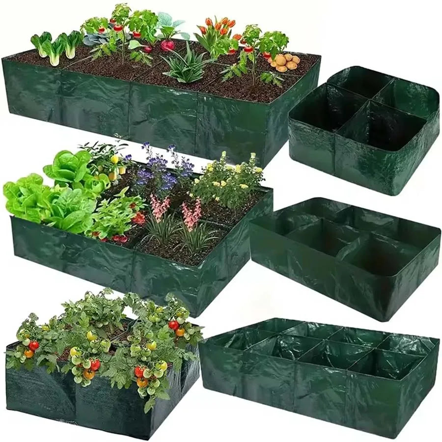 4/6/8-Grid Garden Grow Bag Planter