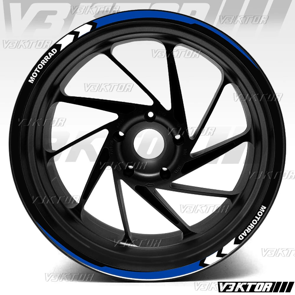 Reflective Wheel Rim Decals for BMW R1250RS, S1000XR and F900R - view 3