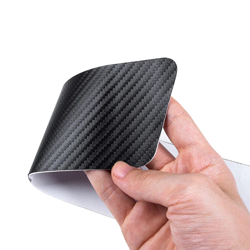 Carbon Fiber Texture Door Sill Sticker Set for Nissan Qashqai and X-Trail