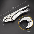 5 /10 Inch Locking Plier,Heavy-duty Powerful Curved Jaw Pliers,Multifunctional Pressure Pliers,Spanner Wrench Plier Lock Tools