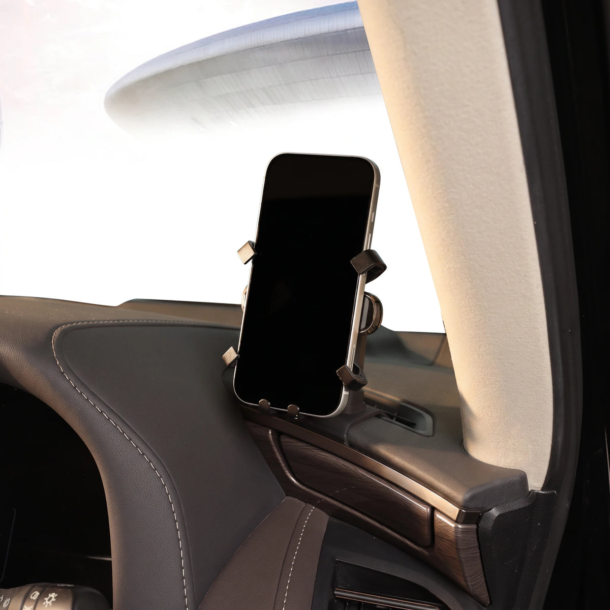 2-in-1 Phone Holder and Base Kit for Toyota Alphard AH40 2023-2026 - view 11
