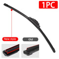 Universal Double Rubber Windshield Wiper Blade, 14 to 26 Inch