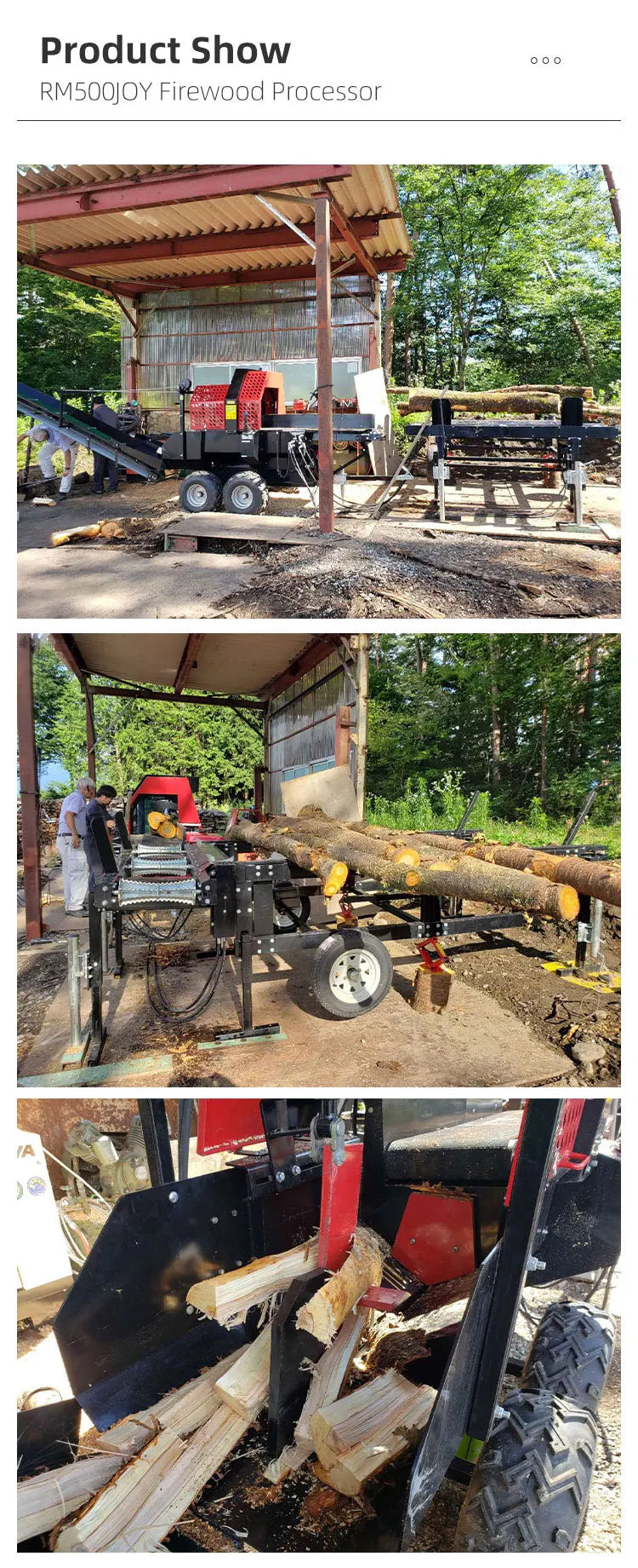 30 Ton Electric and PTO Driven Firewood Processor Log Splitter - view 14