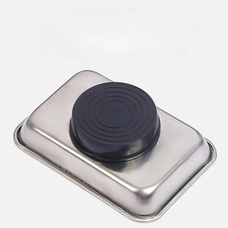 Round /Square Magnetic Bowl, Durable with Magnetic Stainless Steel Parts Tray for Easy Access and Prevention of Parts Loss