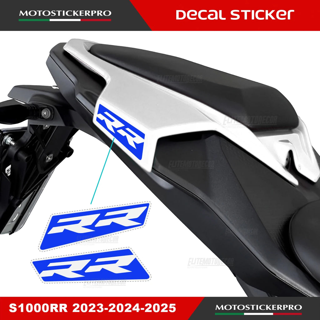 Hollow Rear Seat Hump Tail Decal for BMW S1000RR 2023-2026 - view 6