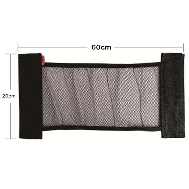 Elastic Trunk Straps and Mesh Net for Fire Extinguisher and Small Items