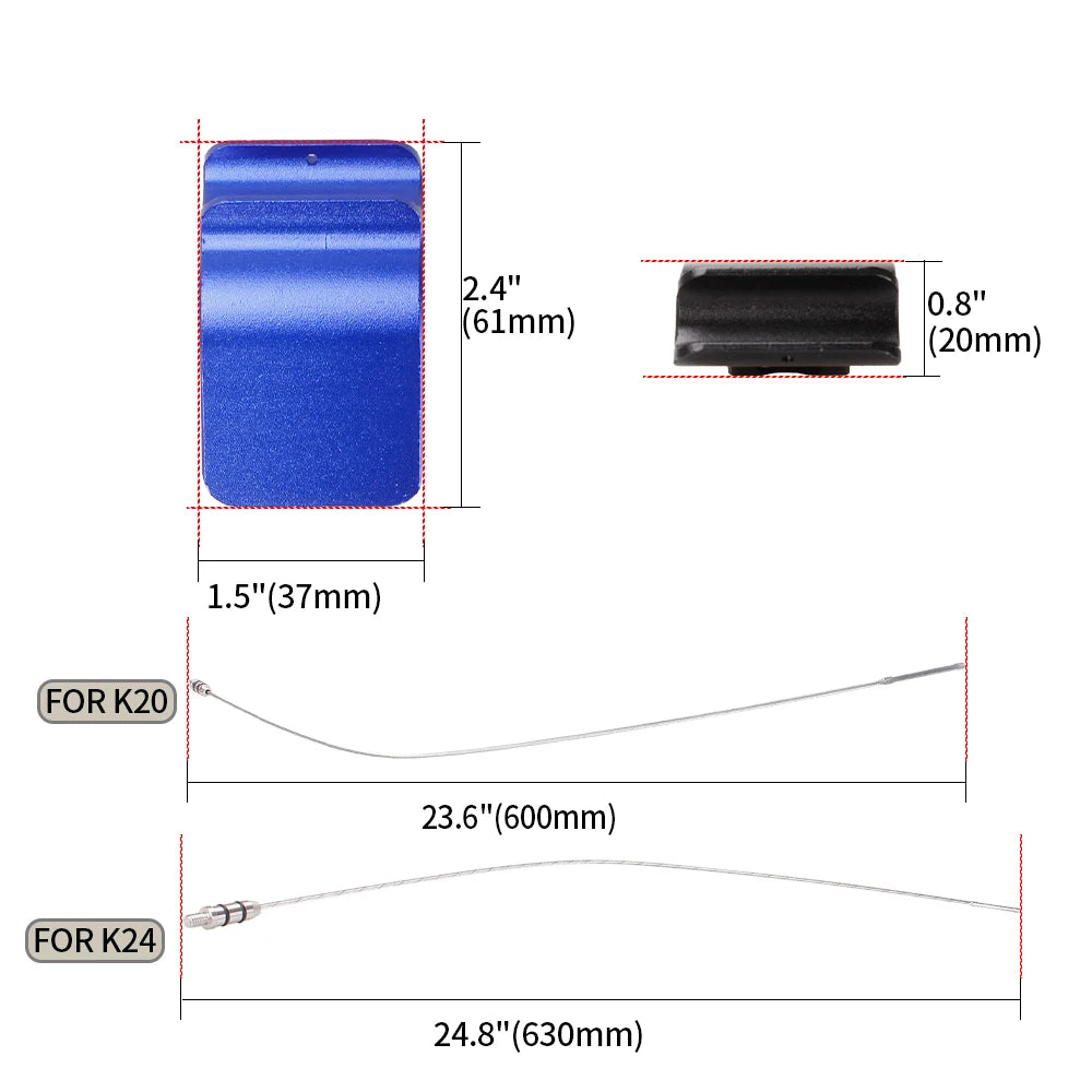 Billet Aluminium Oil Dipstick for Honda and Acura K-Series Engines - view 6