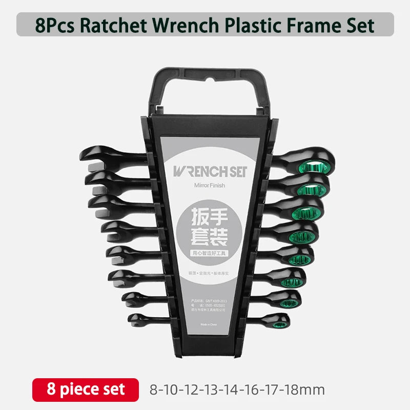 Dual-Purpose Ratchet Wrench Set Labor-Saving Multifunctional Hand Tools Kit