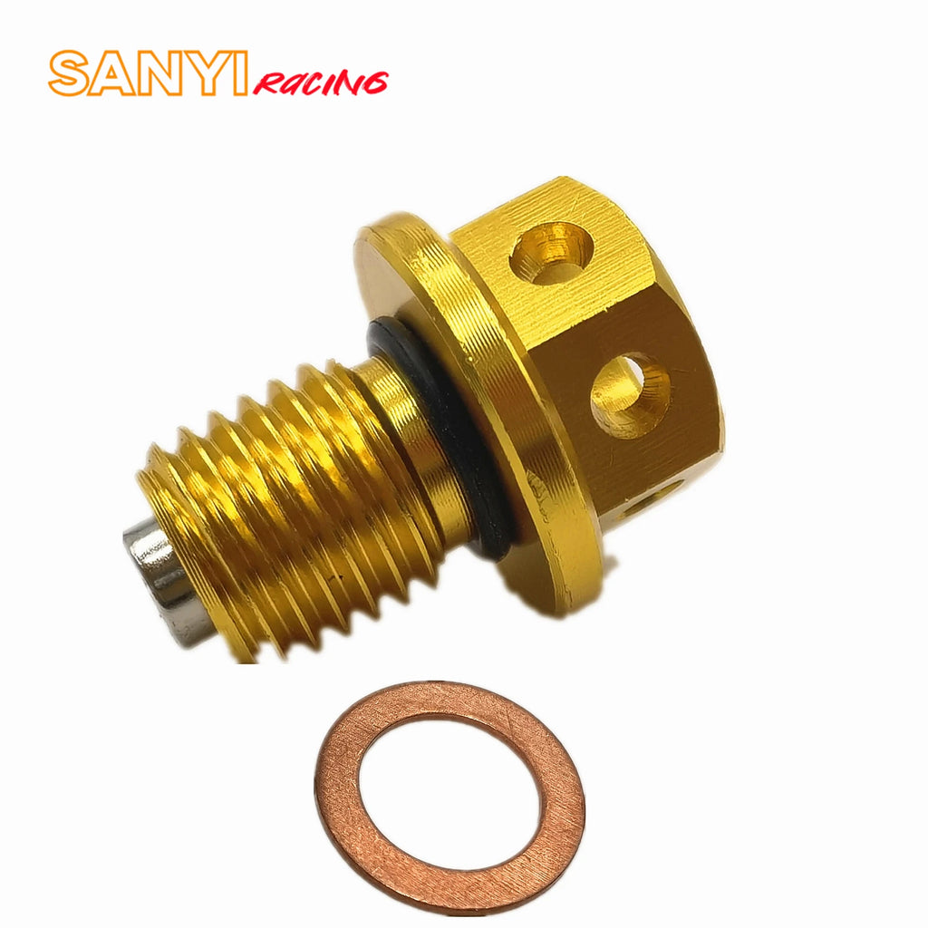 M12 x 1.5 Magnetic Oil Drain Plug and Washer for Honda Pit Bikes - view 10