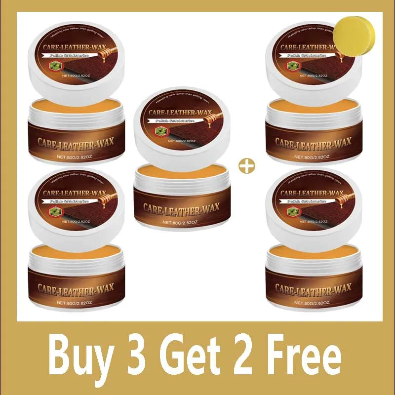 Beeswax Leather Repair and Conditioning Wax, 80g