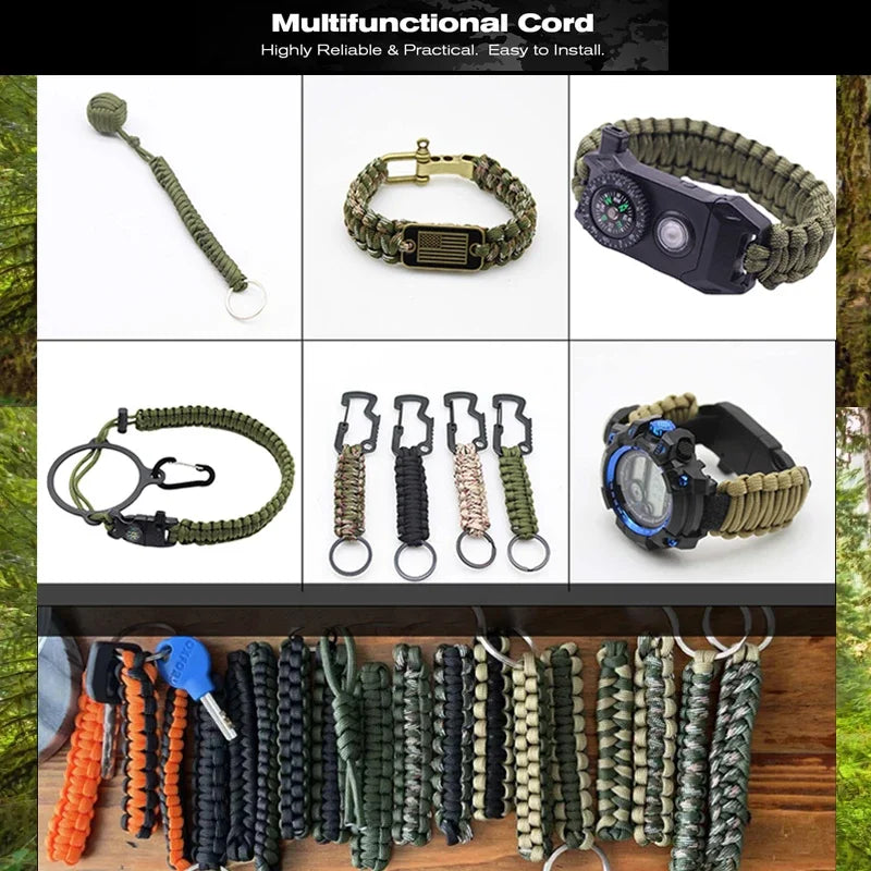 550 Paracord 7-Core, 5/15/30M – Camping & Hiking Rope