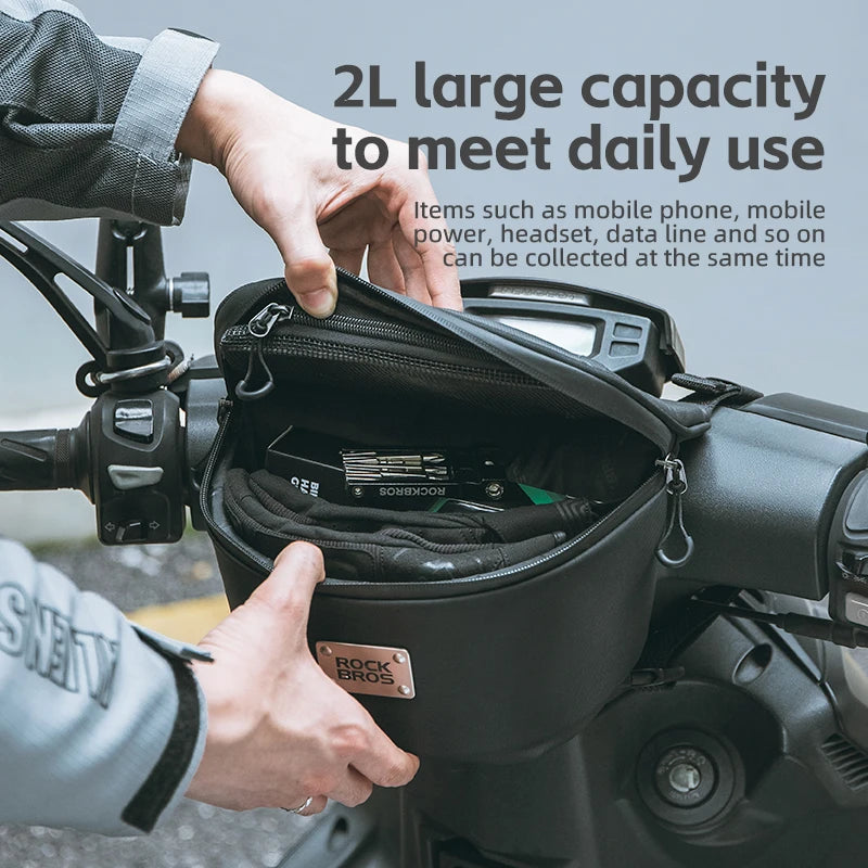 ROCKBROS Waterproof Motorcycle Front Bag with Phone Window - image 4