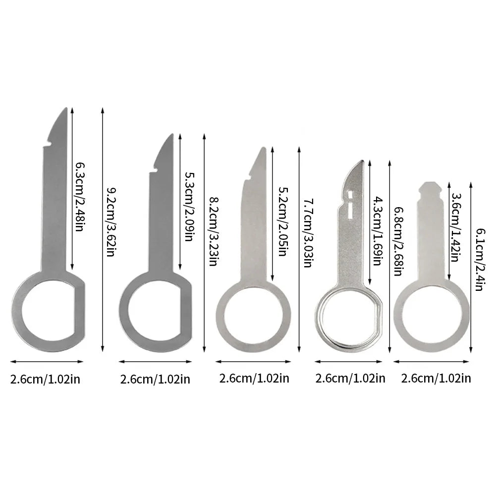 Car Radio Removal Tool Kit for VW Audi Ford - 2 Pieces - image 9