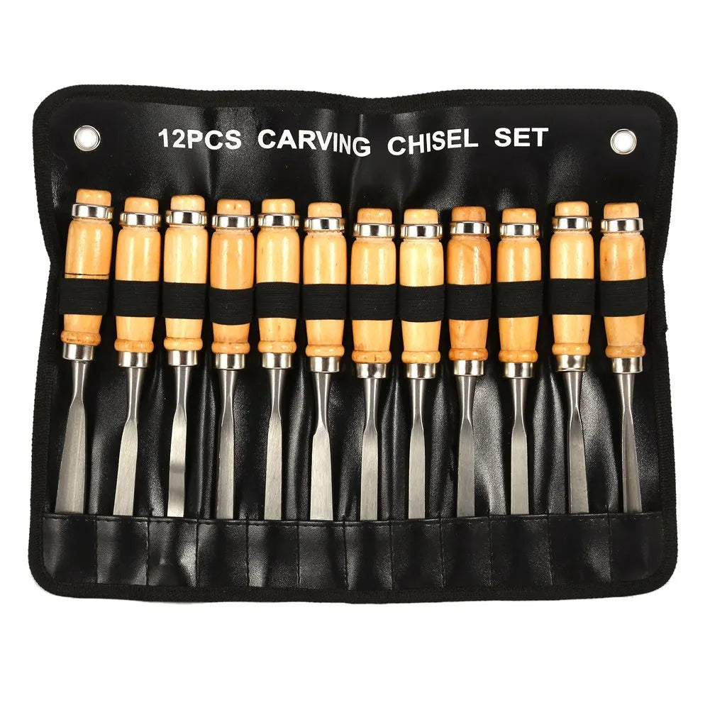 Wood Carving Hand Chisel Set Woodworking Professional Lathe Gouges Tools Hand Chisels Carving Tools Wood Carving Chisels