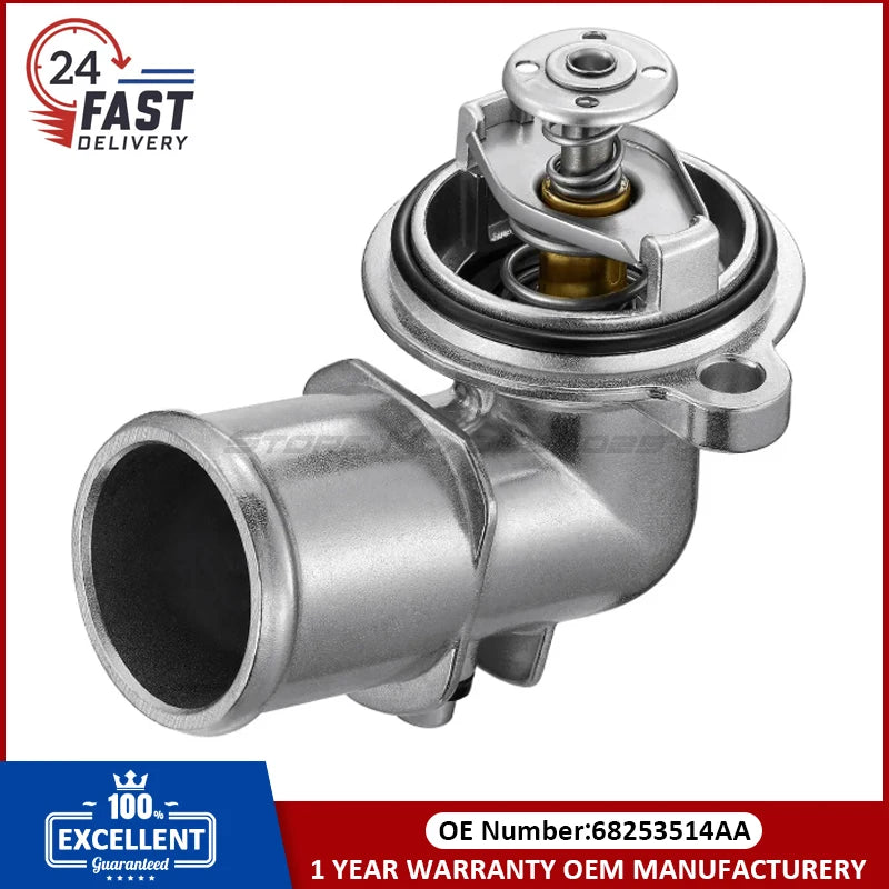 OEM Thermostat 68253514AA 68211186AA Ram 1500 Grand Cherokee EcoDiesel - image 9