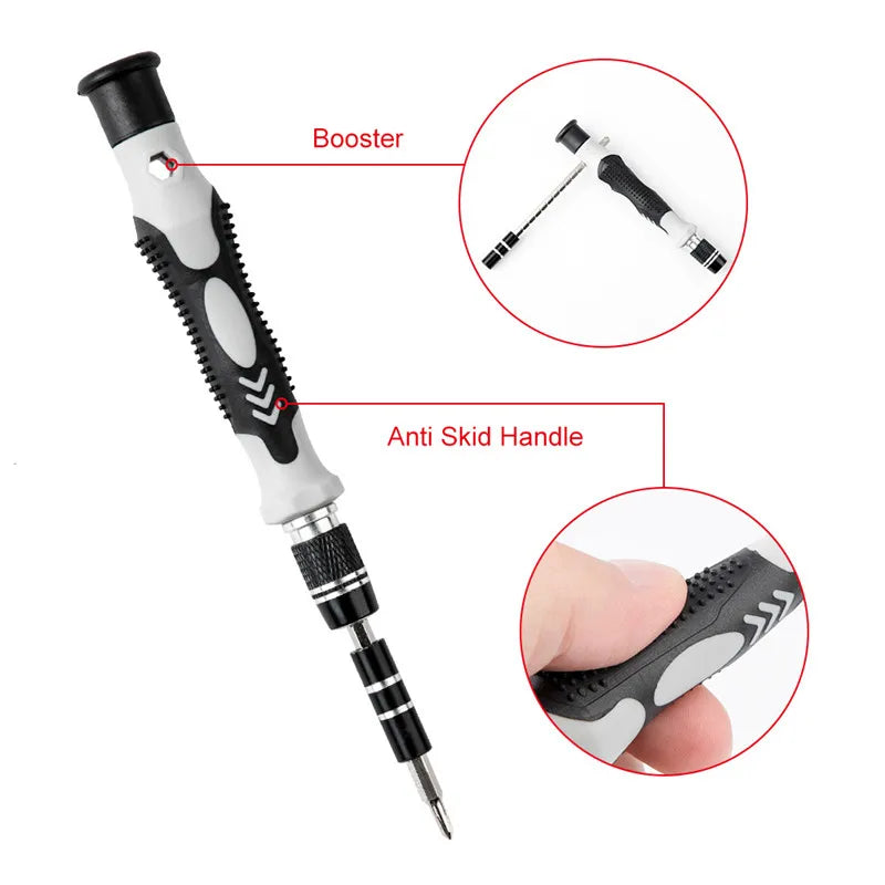 170-in-1 Magnetic Screwdriver Bit Set Torx Phillips Phone PC Repair Kit - image 4