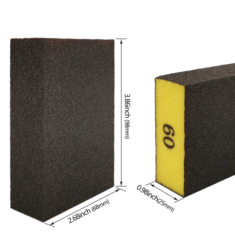 6-Piece Sanding Sponge Block Set – 60 to 320 Grit