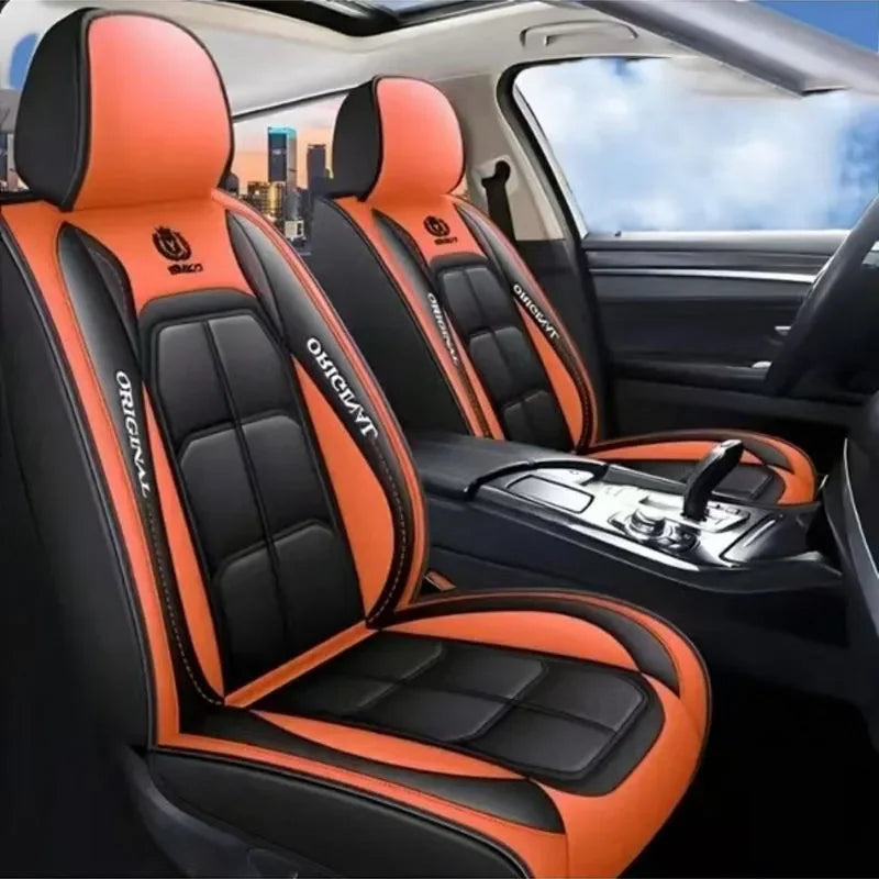 Synthetic Leather Single Car Seat Cover, All-Season Universal