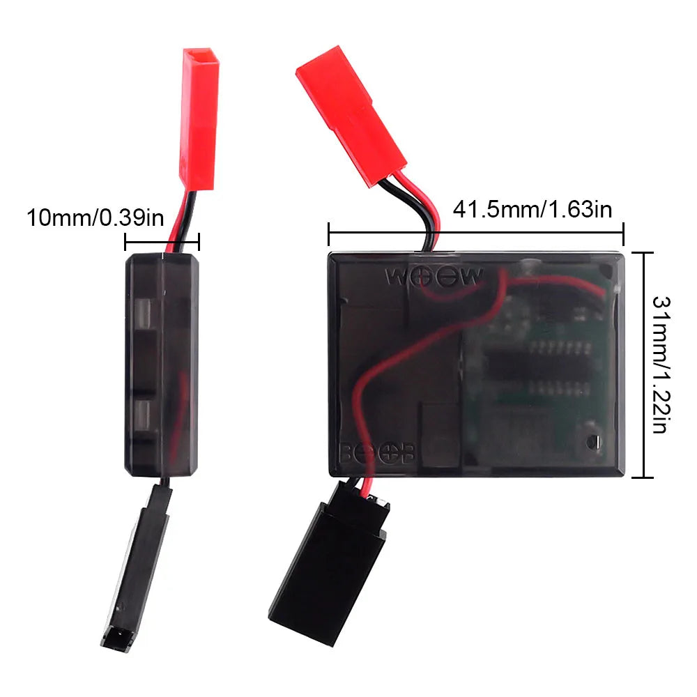 INJORA Wireless Metal Winch Remote for 1/10 RC Crawlers - image 4