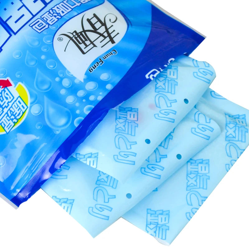 Wardrobe moisture absorber boxes, 4 pack reusable closet dehumidifier