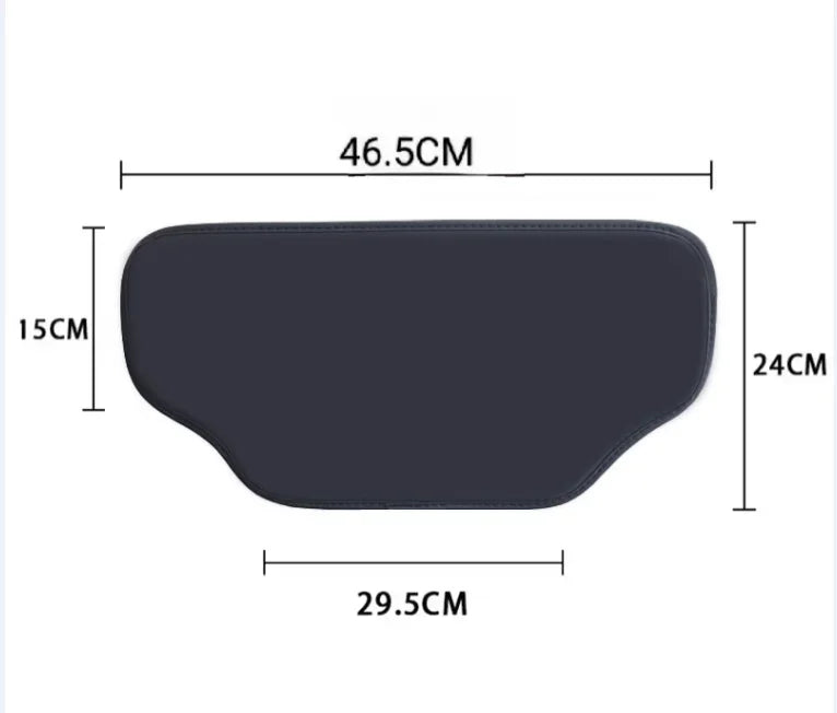 Microfiber Car Seat Back Protector for Toyota – Anti-Kick Mat - image 3