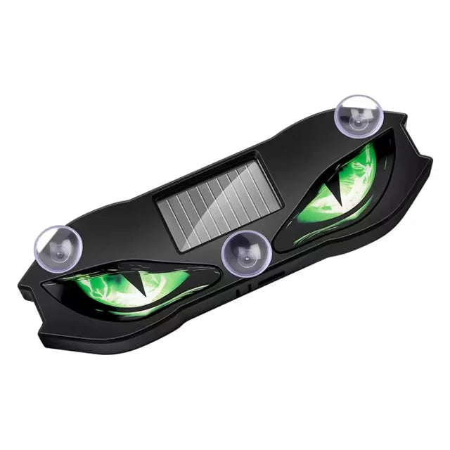 Solar Car Warning Light, Flashing Demon Eye Safety Signal Light