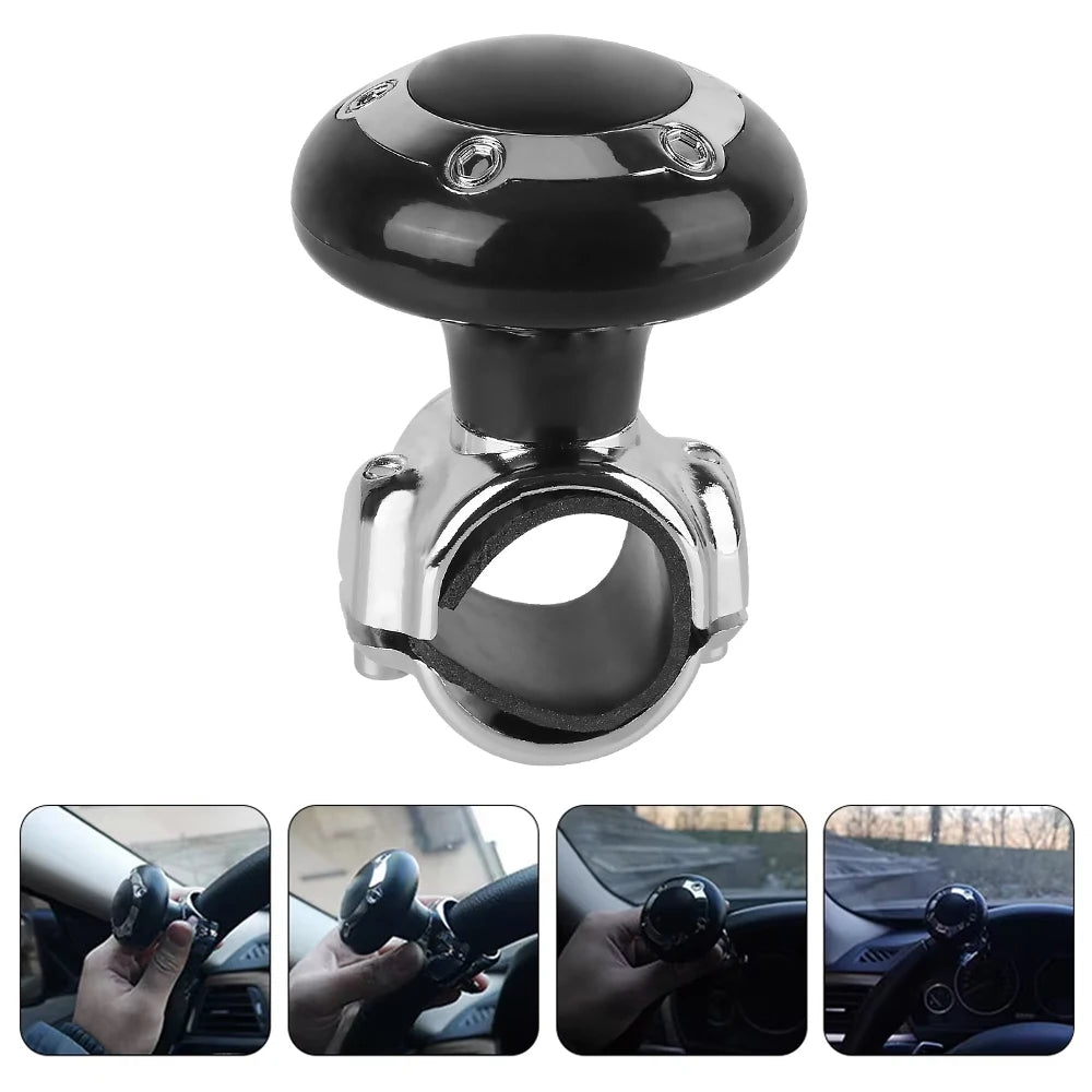 Steering Wheel Booster Car Turning Steering Wheel Ball Handle with Spinner Knob Rotating Steering Wheel Spinner Knob