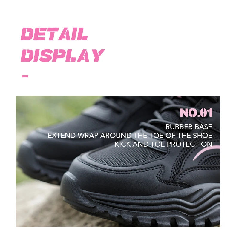 Women's Steel Toe Safety Sneakers, Puncture-Resistant - image 15