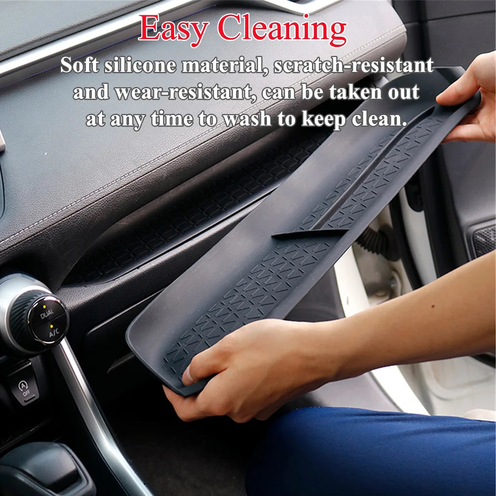 Silicone Center Console Storage Pads for Toyota RAV4 2020-2025