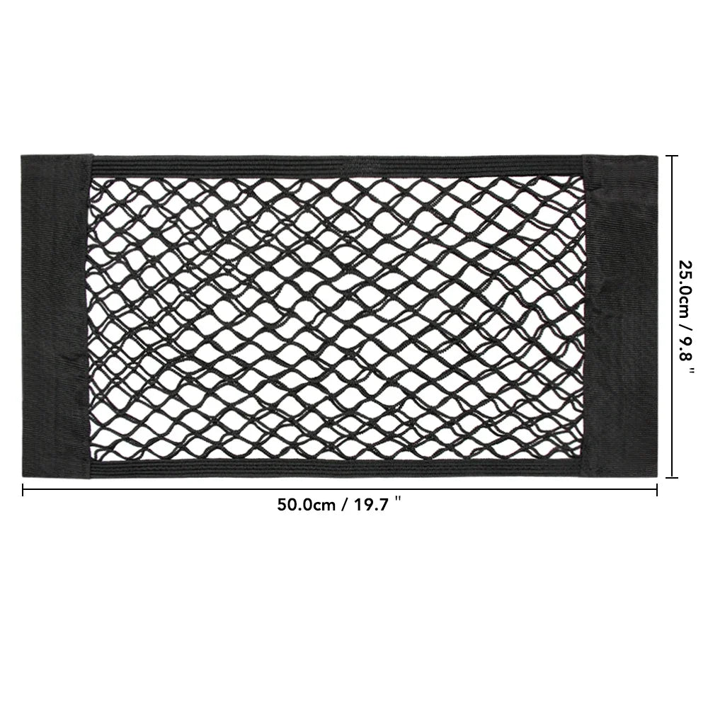 Elastic Mesh Storage Net for Trunk or Seat Back, 5 Sizes